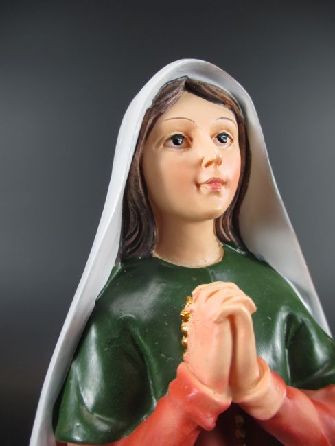 Heilige Bernadette von Lourdes,20cm Poly Figur Religion,Articoli