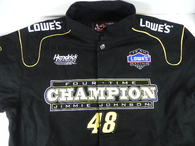 JIMMY-JOHNSON-Nascar-Jacke-Twill-Jacket-4-time-champion-Size-M-NEU