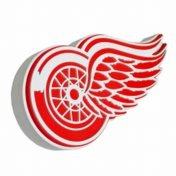 Detroit Red Wings 3D Fan Foam Logo Sign Bild,NHL Eishockey,Wandlogo,53 cm !!