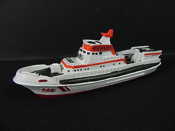 Schiff-Rettungsboot-Wilhelm-Kaisen-Kreuzer-12-cm-Polyresin-Collector-Modell
