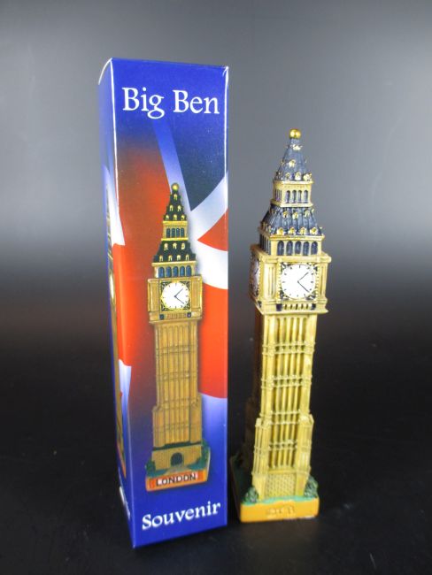 London Big Ben Modell 15 cm in Gift Box,Souvenir Großbritannien 