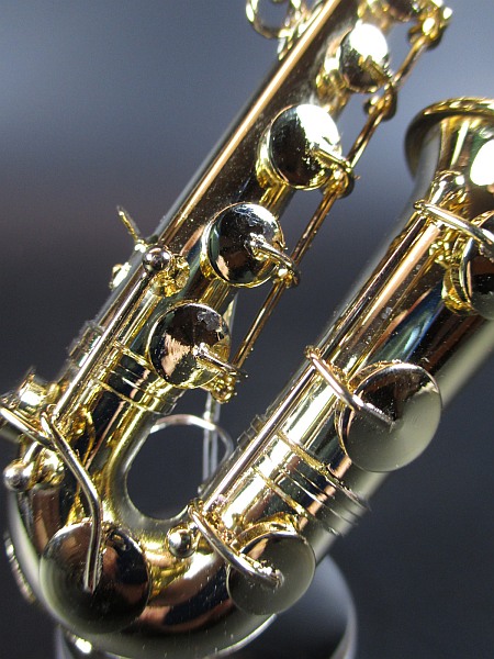 Saxophon Blasinstrument Souvenir Modell Musik Instrument mit Metall ...