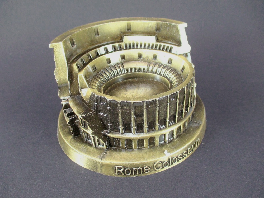 Colosseum Rom Italien Souvenir Metall Modell Bronziert 13 Cm Ebay