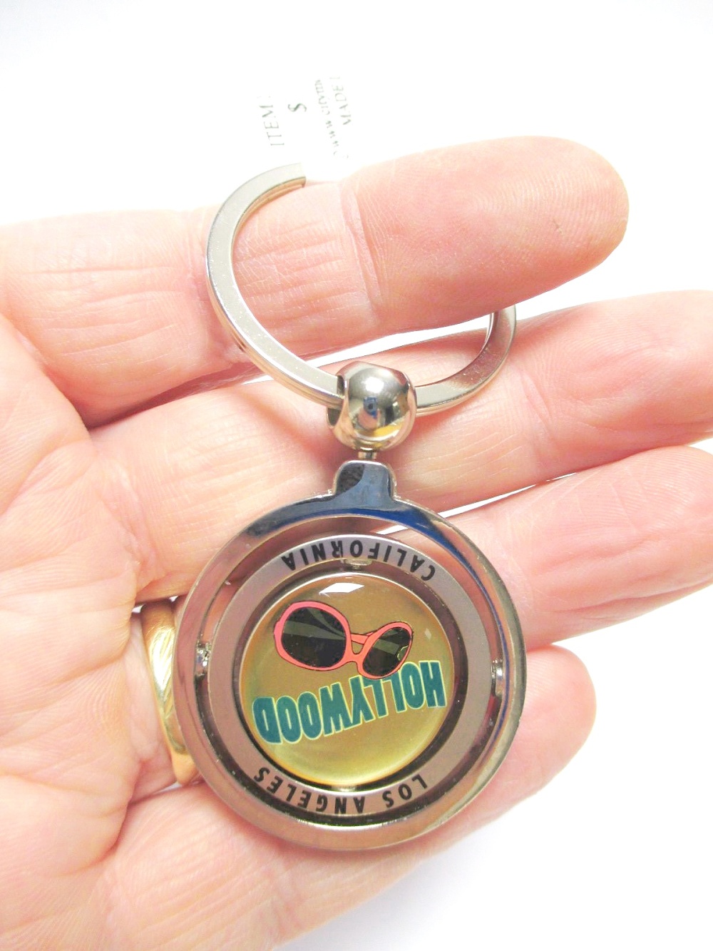 Los Angeles Schlüsselanhänger Hollywood Metall Souvenir keychain