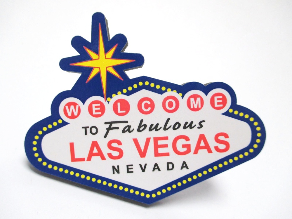 Las Vegas Wood Magnet Welcome Sign Nevada Souvenir USA eBay