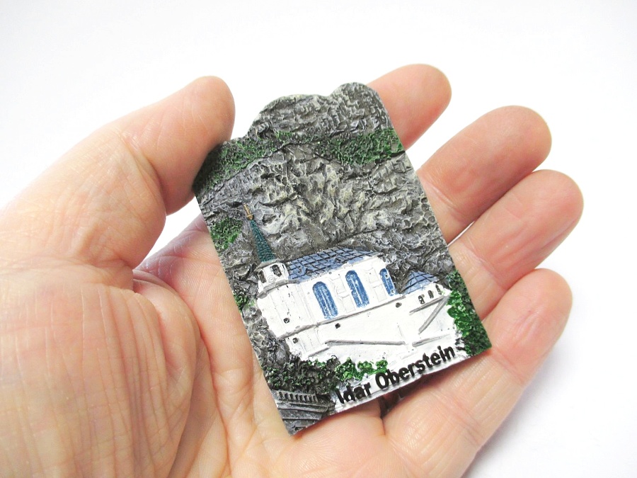 Idar Oberstein Pfalz 3D Poly Fridge Magnet Souvenir Germany 