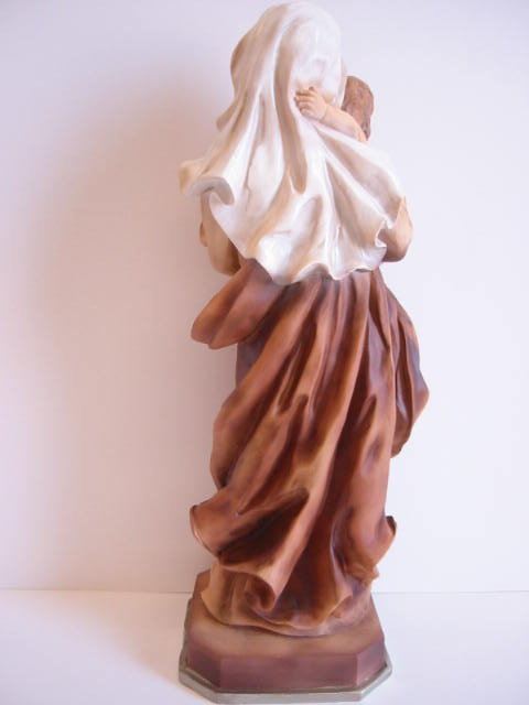 Weidener Madonna,Heiligenfigur Kind gebeizt,26 cm,NEU 