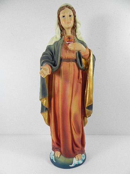 Weidener Madonna,Heiligenfigur Kind gebeizt,26 cm,NEU 