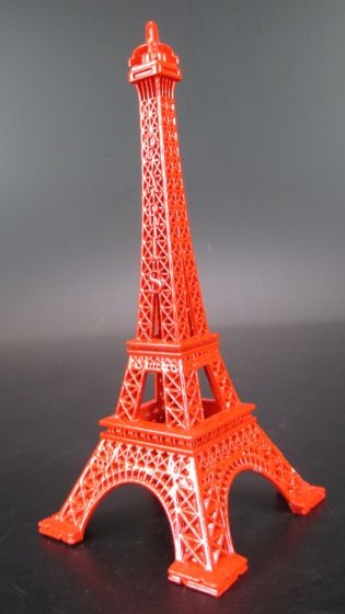 Eiffelturm Tour Eiffel rot Paris Frankreich,13 cm Metall Souvenir Reise Modell 