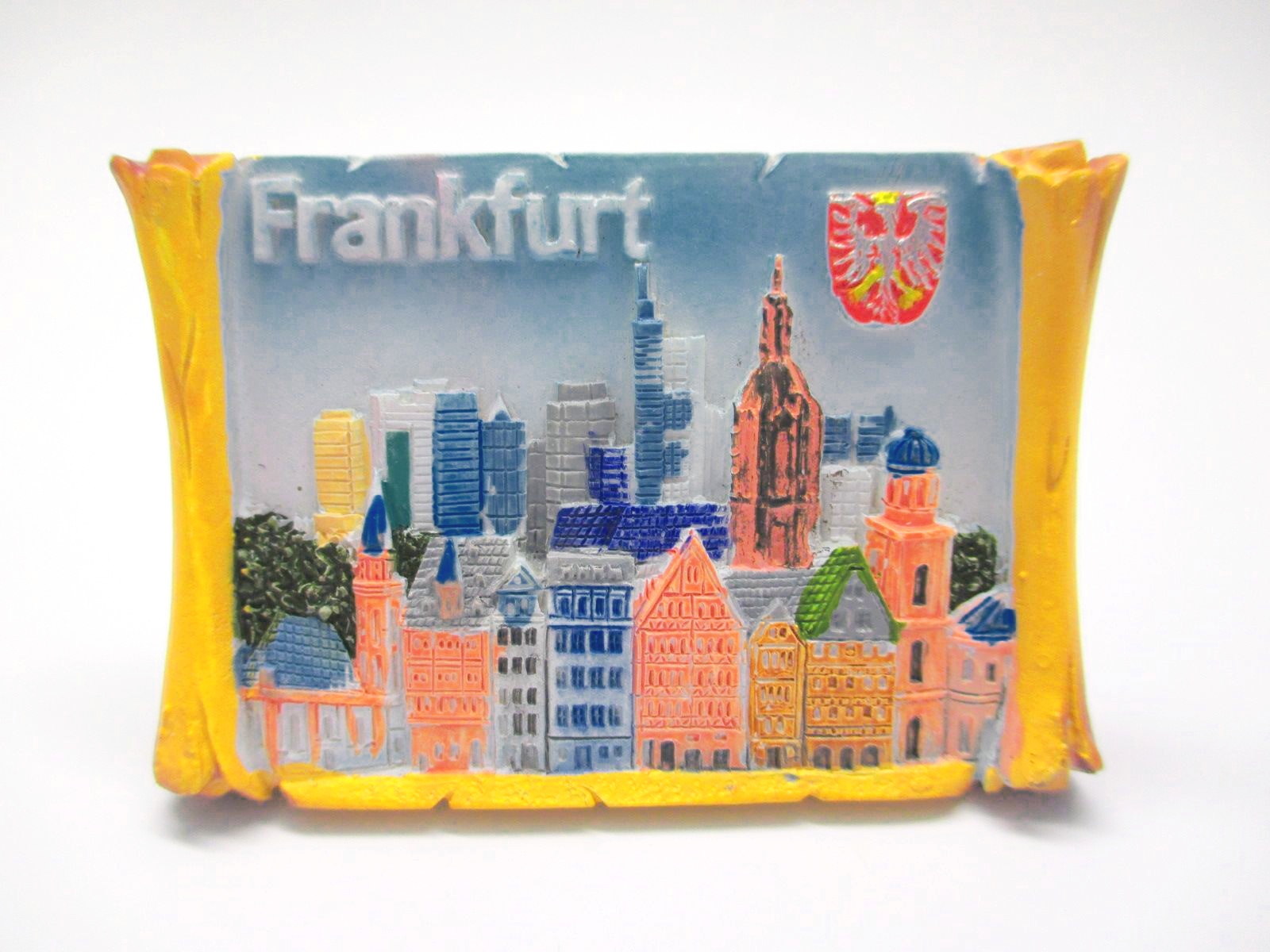 . Frankfurt Germany Poly Souvenir Magnet 10 cm Römer 
