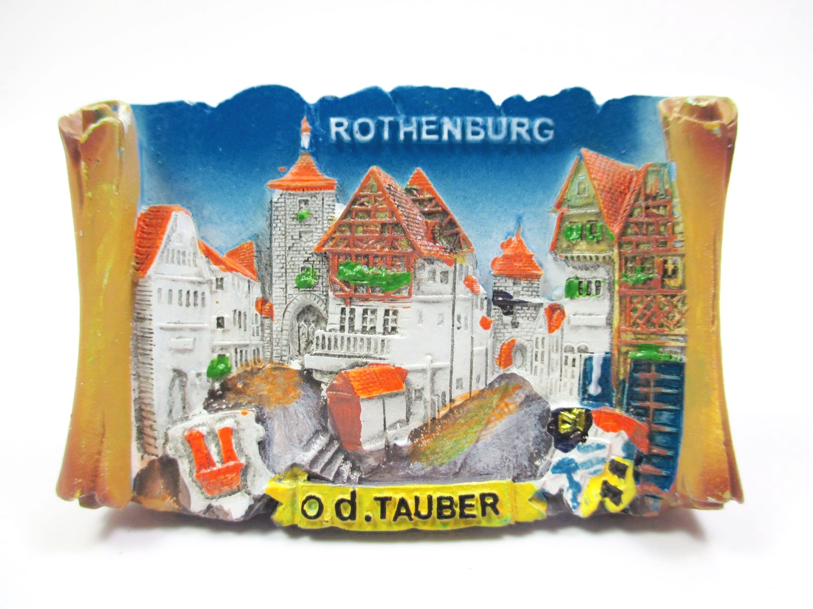 Rothenburg ob der Tauber Magnet  Poly Souvenir Germany Buchstaben 