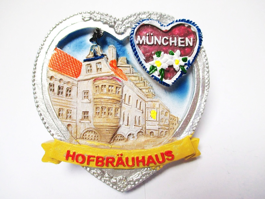 Hofbräuhaus München Bayern Magnet Poly 7 cm Germany Souvenir 