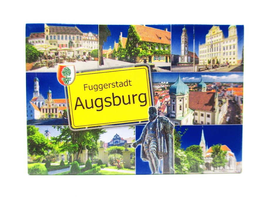 München Bayern Ortsschild Foto Magnet Germany 8 cm Reise Souvenir