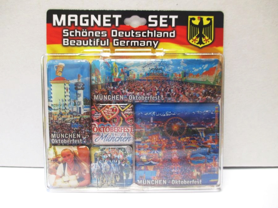 Munich Oktoberfest Munich Bavaria Germany Magnet Set Souvenir 6 pieces