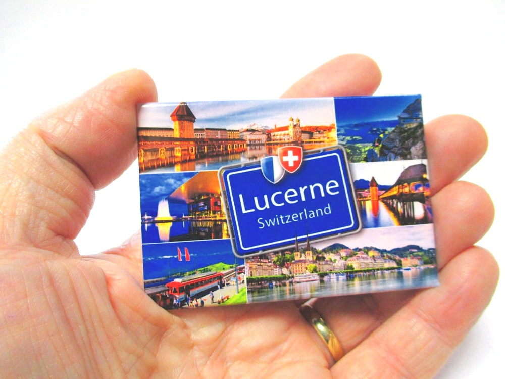 Luzern Lucerne Foto Magnet Souvenir Schweiz Switzerland 069 