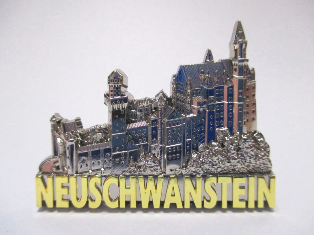 Leipzig Metall mit Drehscheibe Magnet Wappen Souvenir Germany Neu 