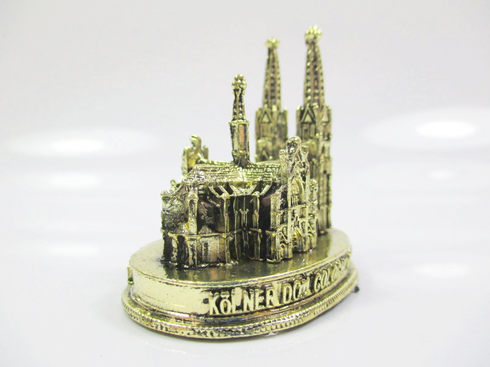 Kühlschrankmagnet Köln Dom – Metall-Magnet In Schriftrollen-Form, Deutsches Souvenir