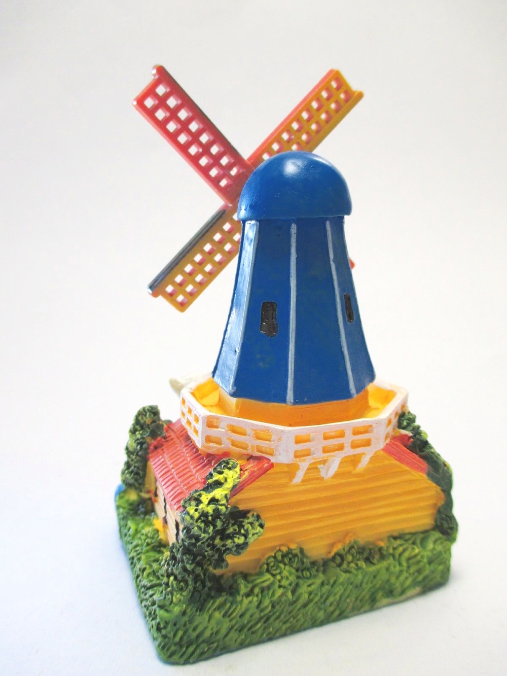 Windmühle Poly Base Modell 12 cm Holland Niederlande Windmill Souvenir 