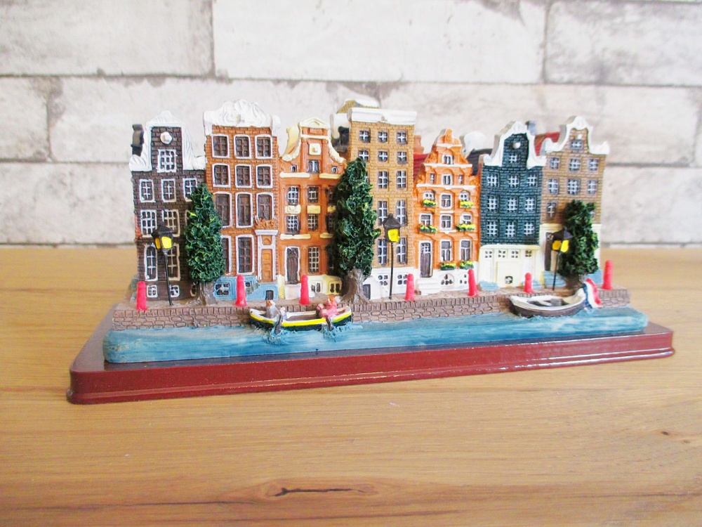 Amsterdam Poly Modell 21 cm ! Grachten Holland Niederlande Souvenir 