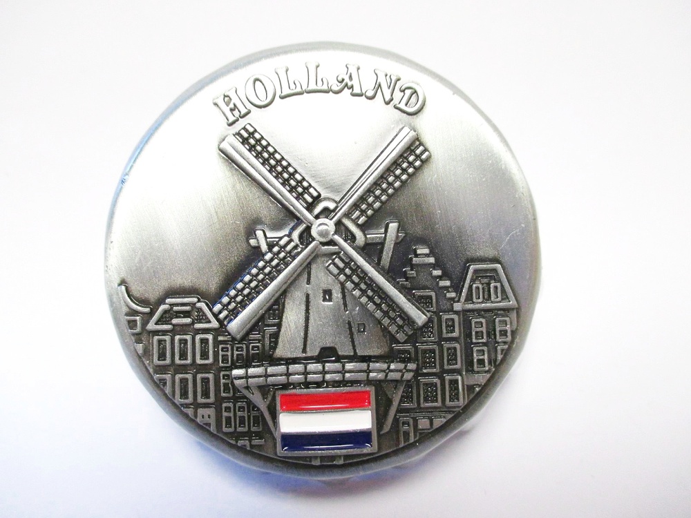 Holland Metall Magnet Flaschenöffner Kronkorken Niederlande Souvenir 17176 