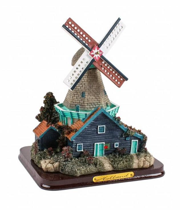 Amsterdam Stadtansicht Poly Fertig Modell Souvenir Holland Niederlande 
