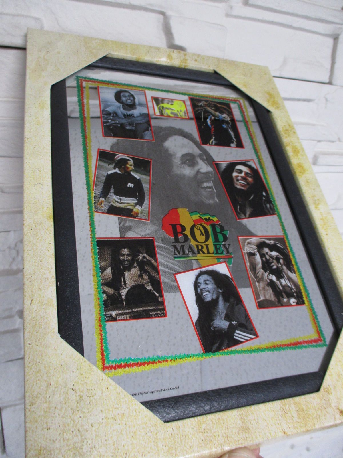 Bob Marley Löwe Spiegel Mirror Wandspiegel Bar Partykeller Kneipe 30cm 