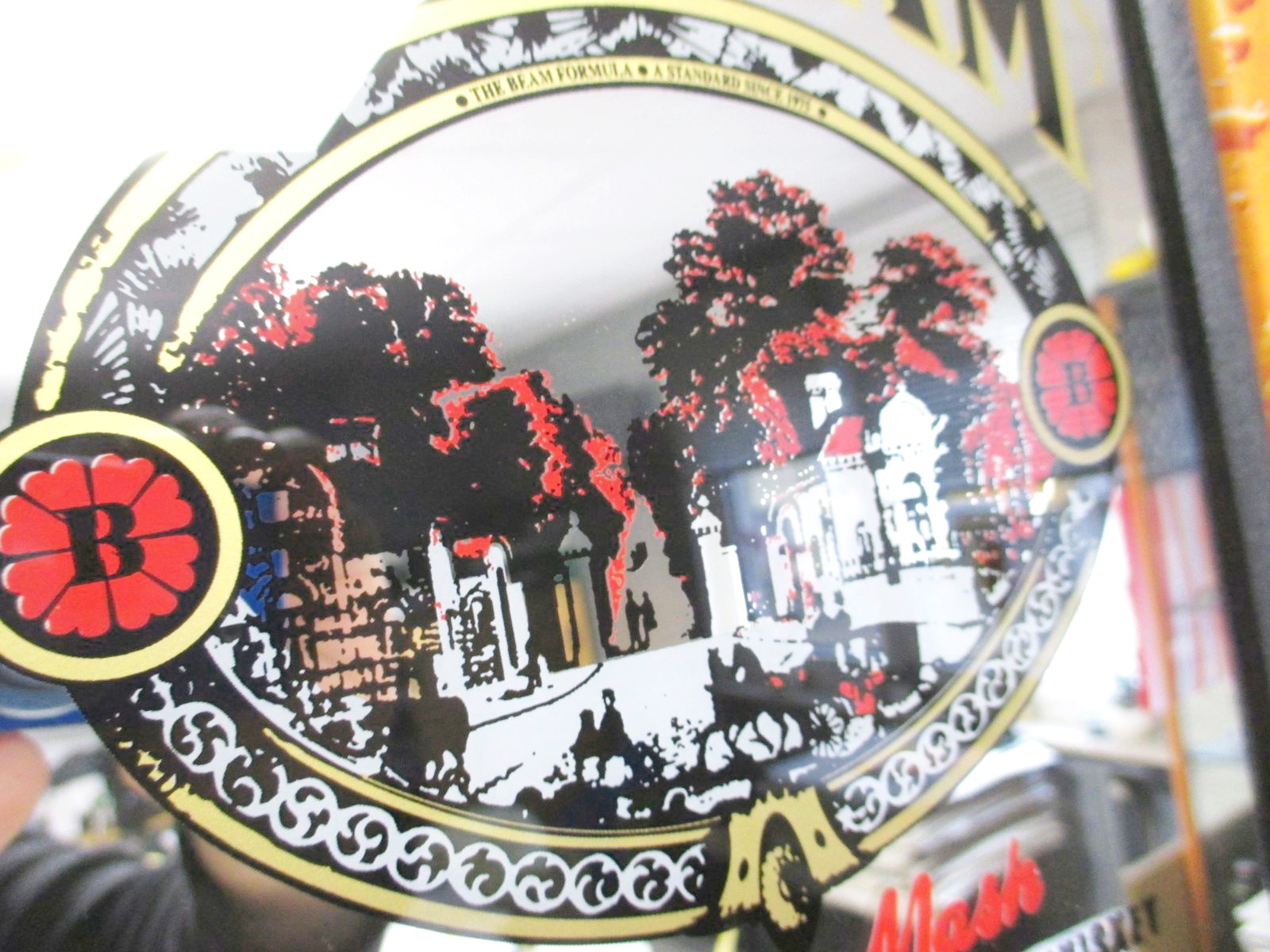 Jim Beam Whiskey Spiegel Mirror Wandspiegel Bar Partykeller Kneipe | eBay