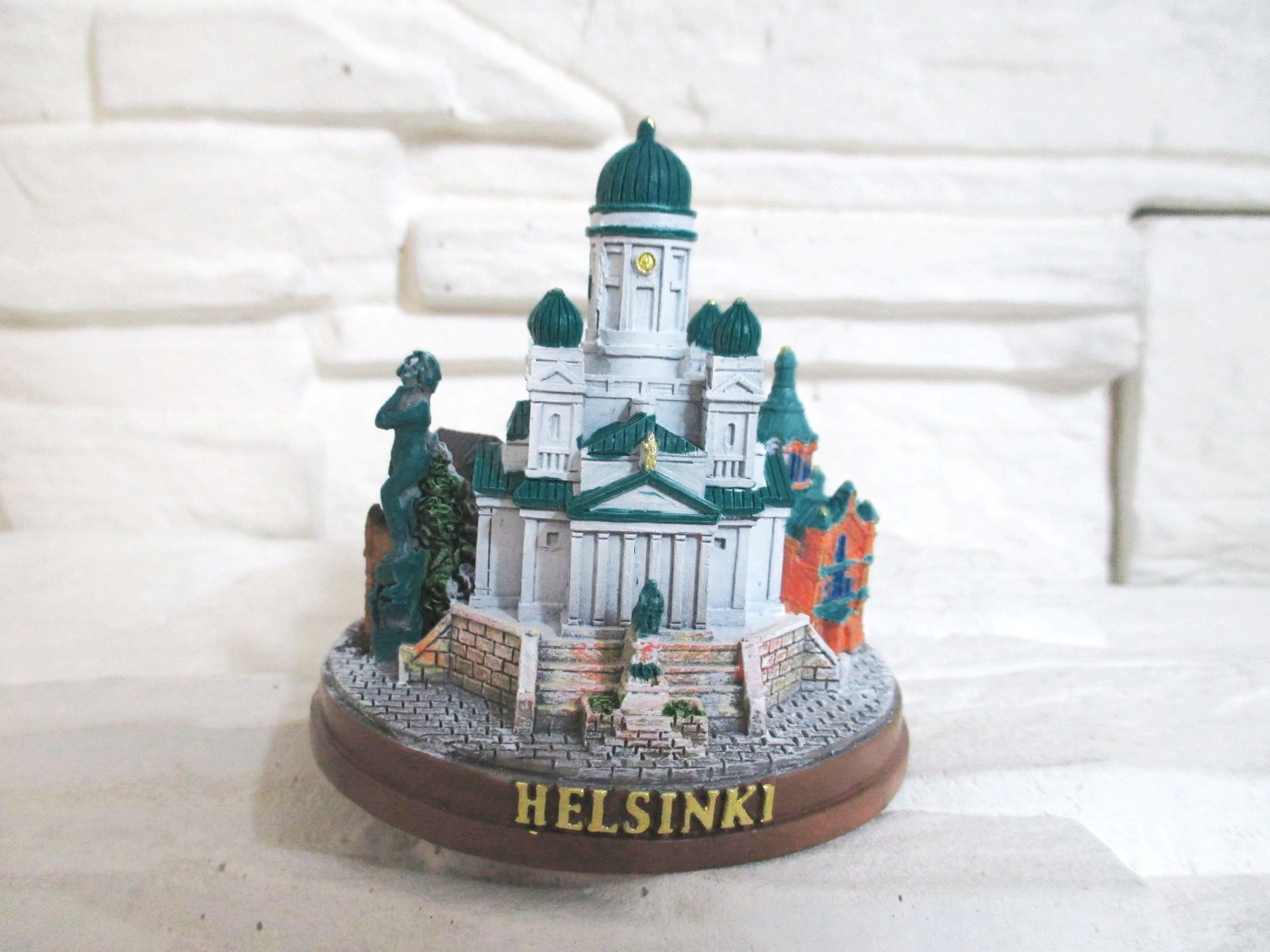 Helsinki Finnland Poly Modell Souvenir Kathedrale Collage Neu