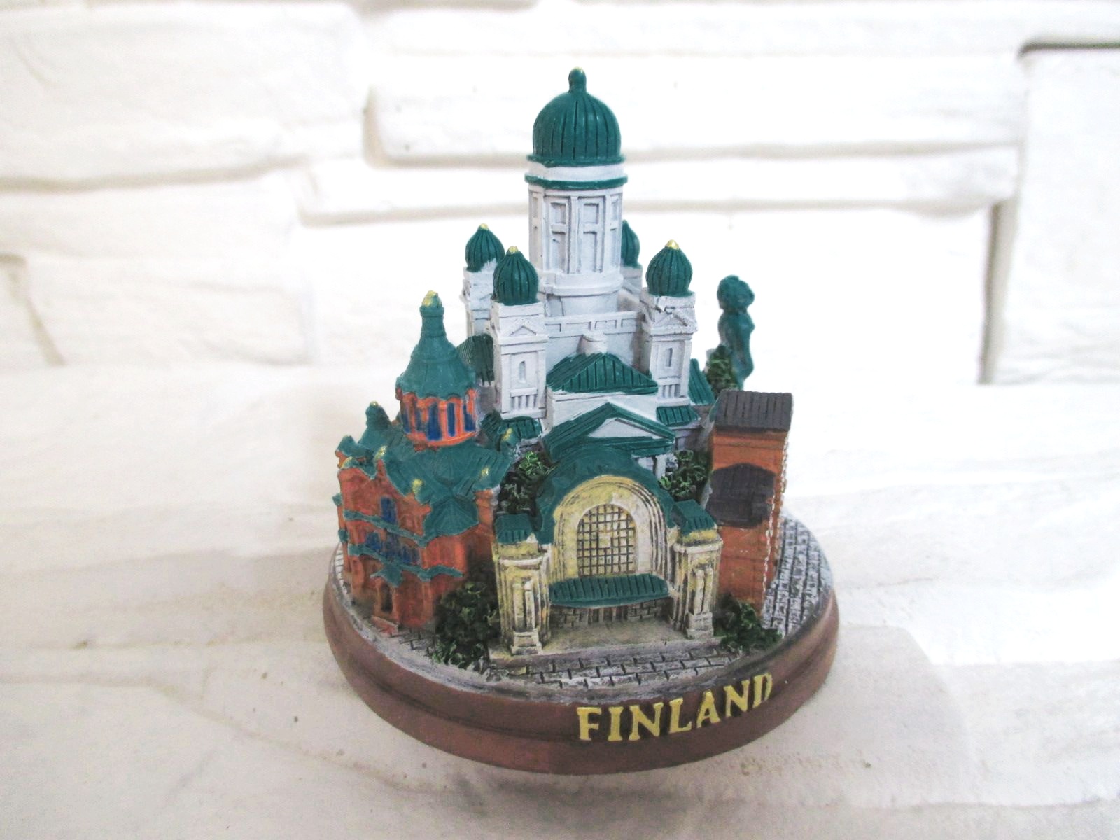 Helsinki Finnland Poly Modell Souvenir Kathedrale Collage Neu
