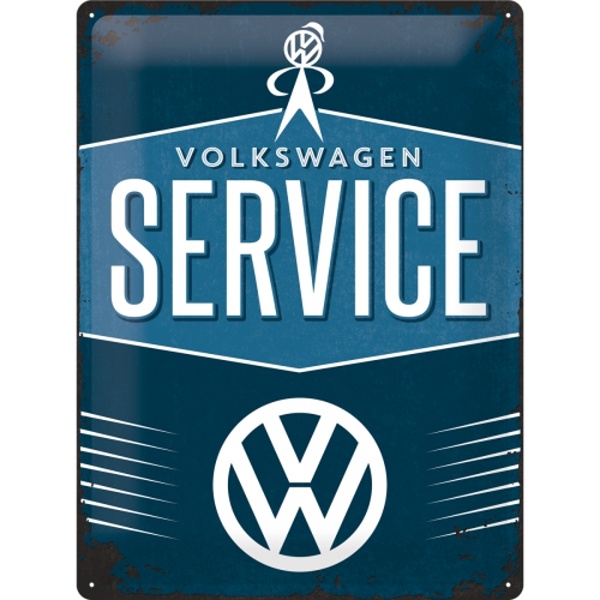 Blechschild VW Service Volkswagen,Nostalgie Schild 40 cm NEU,metal shield 