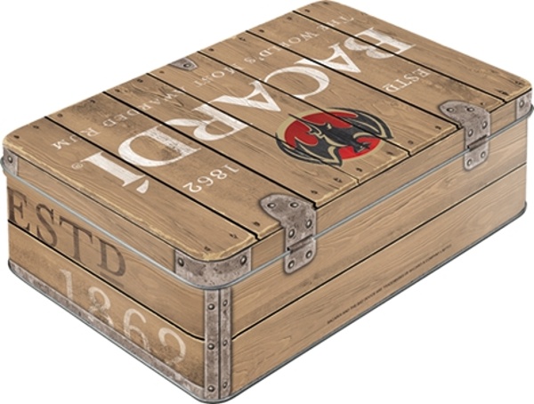 Vorratsdose Snack Box,aus Metall,23 cm flach,Hoard Box,Geschenkbox 