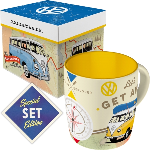 VW Kaffeetasse mit Box Becher 330 ml coffee mug Special Edition Good Things