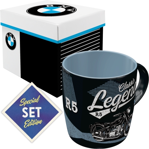 BMW Kaffeetasse mit Box Becher 330 ml. coffee mug Special Edition Legend