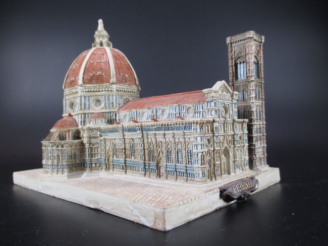 Dom Florenz Fiorente 13 cm Poly Modell Italien,Italy Reise Souvenir,Neu 