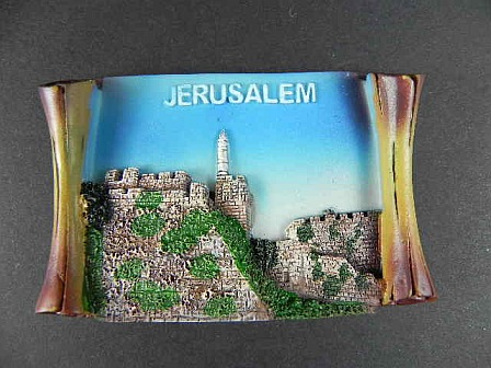 jeru m magnet souvenir israel,old town,wailing wall,city wall,2