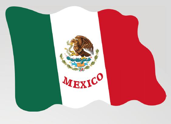 Magnetschild,Kühlschrankmagnet,Magnet-Flagge Mexiko 