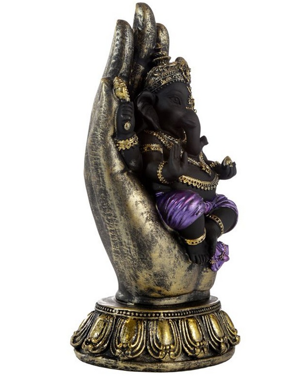 Ganesha Hinduismus Indien Modell 20 cm Polyresin Elefant Figur 