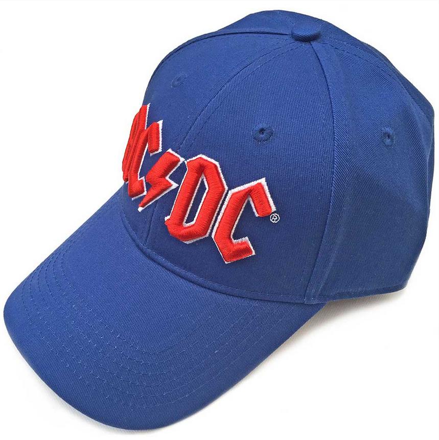 Basecap AC/DC Baseball Kappe Mütze royalblau,Musik Souvenir,NEU