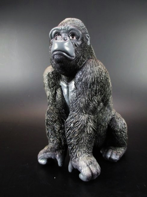 Gorilla Affe Monkey,Polyresin Tier Modell 16 cm,Souvenir Neu 