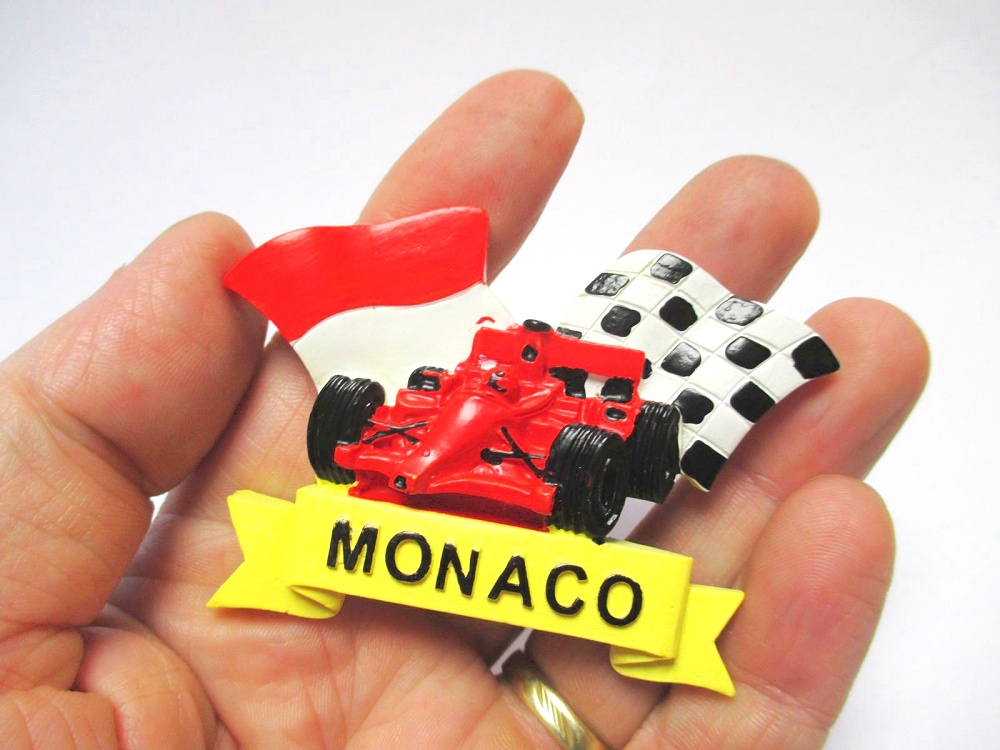 Monaco Formel 1 Poly Magnet Frankreich France Reise Souvenir new