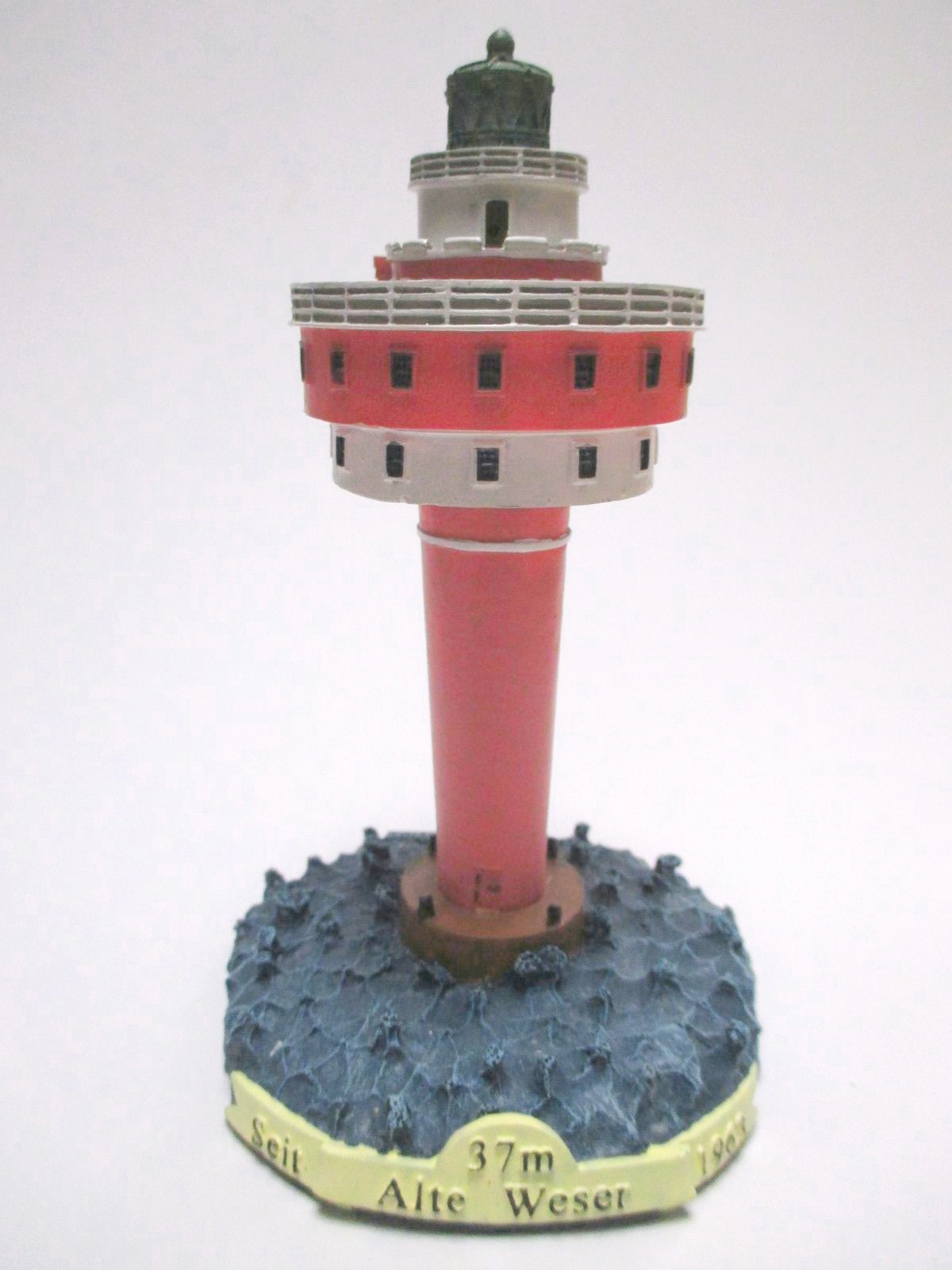 Leuchtturm Nordsee,10 cm aus Keramik Glanzoptik Souvenir Modell,Neu
