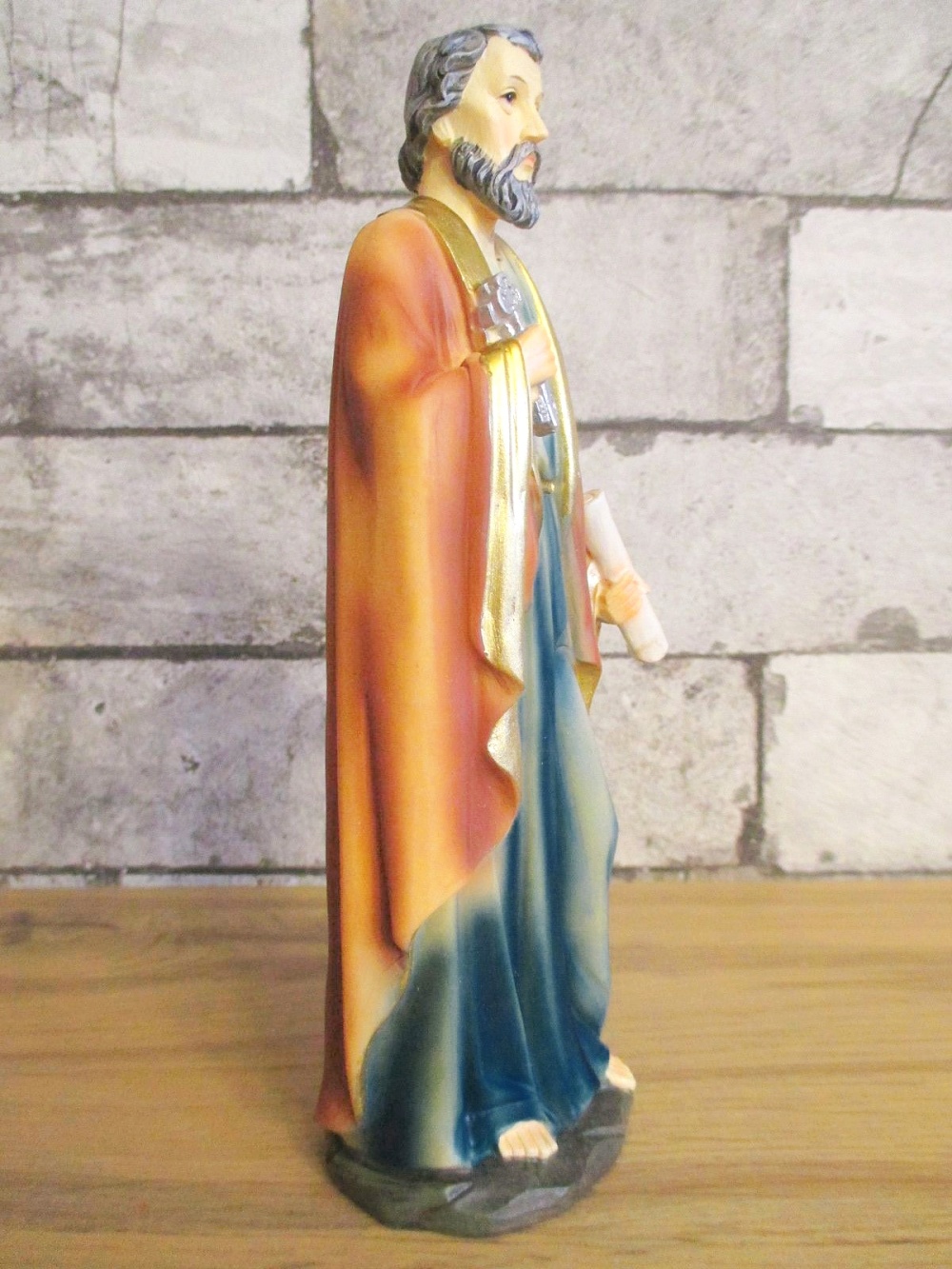 Heiliger Petrus Apostel Jünger Jesus 18 cm Figur Kirche Heiligenfigur 