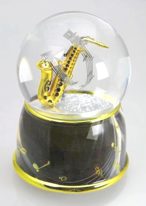Schneekugel Saxophone 