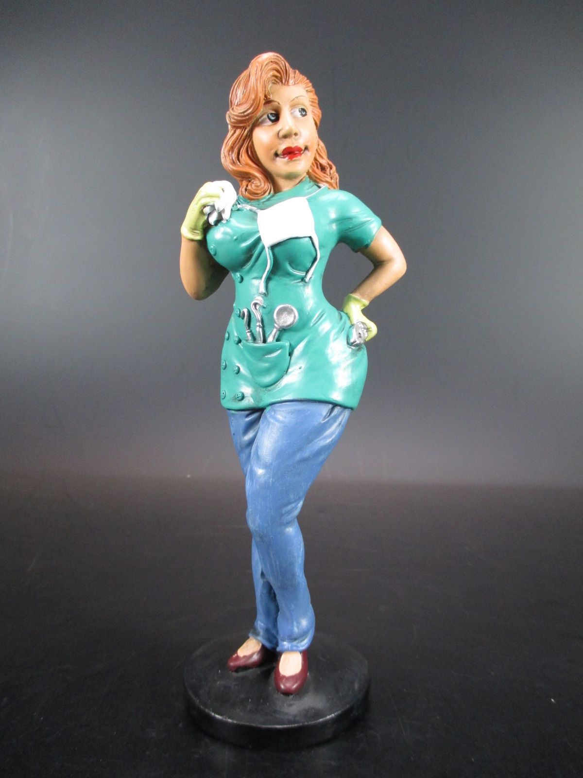 Friseurin Friseuse Funny Beruf Figur Profession 14,5 cm Neu