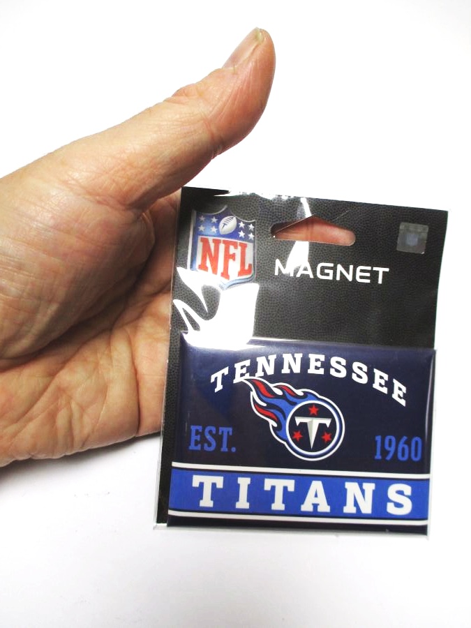 Tennessee Titans Foto Magnet mit Logo,NFL Football,Team Gründungsjahr 