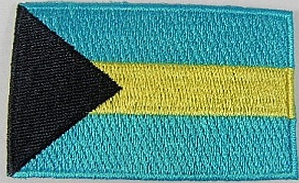 Bahamas Aufnäher Aufbügler Wappen Patch Flagge 