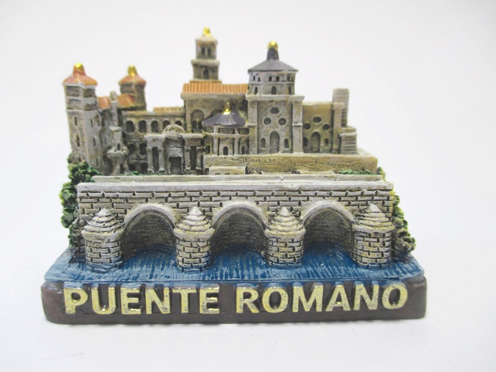 Cordoba Brücke Puente Romano Modell Souvenir Spanien handbemalt Neu 