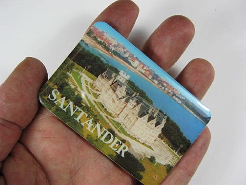 Santander Magnet Spanien Souvenir Spain,7,5 cm,Kühlschrankmagnet 