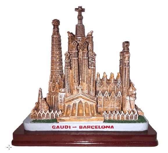 Barcelona Sammel Teller Polyresin 14 cm Sagrada Familia ... Barcelona Sammel Teller Polyresin 14 cm Sagrada Familia ...