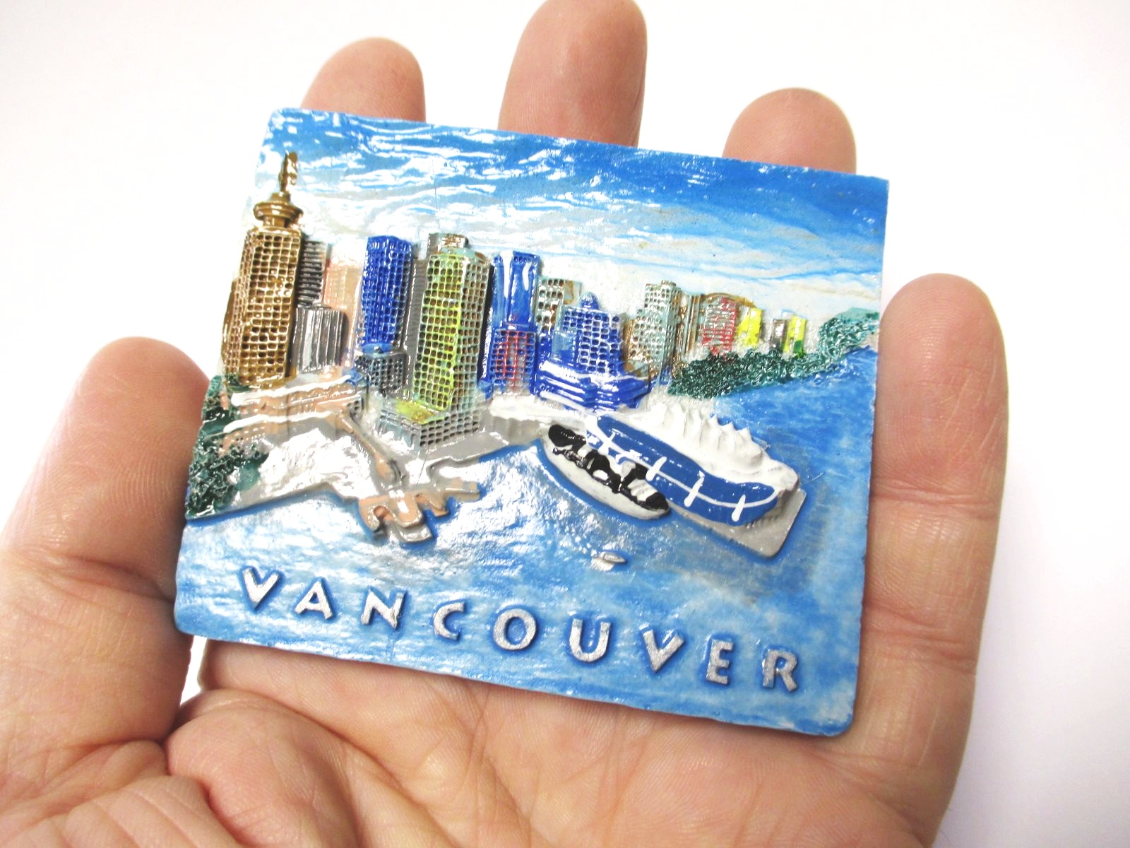 Vancouver Skyline Poly Fridge Souvenir Canada Kanada (164) eBay